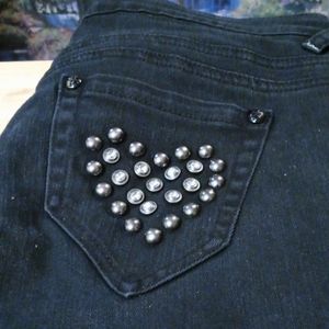 👖Bebe/Siren 2B bebe Skinny Black Jean 🆕Size 28 Women,A Fabulous Gift Item 🎁